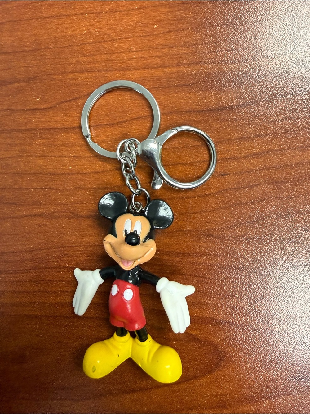 Vintage Mickey Mouse Keychain – Disney Character Bag Charm – Collectible